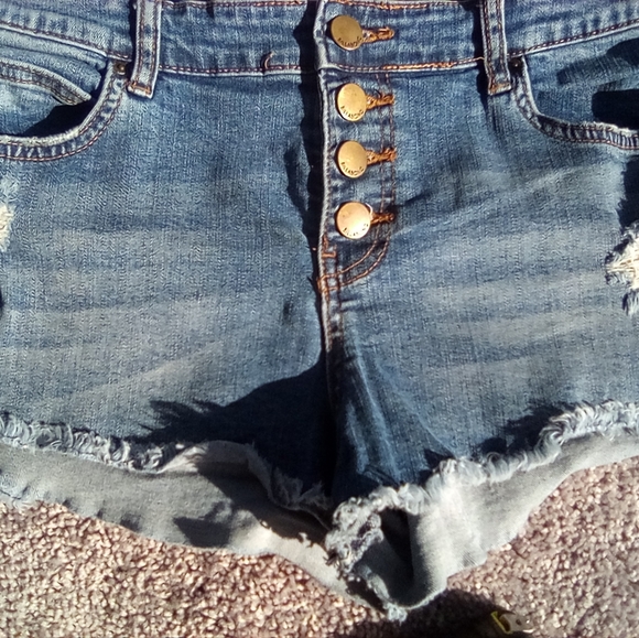 BILLABONG Distressed Denim Shorts Sz.30 - Picture 11 of 11